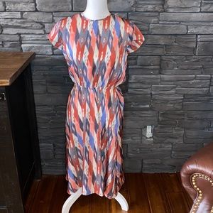 Isabel Marant Etoile Rust & Blue Dress 36 Small